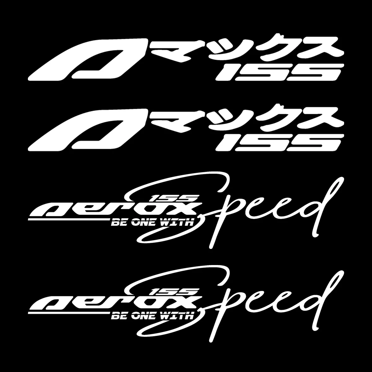 For NVX155 AEROX155 NVX Aerox AEROX 155 Reflective Motorcycle Stickers Moto Scooter Head Body Helmet Vinyl Decals Accessories