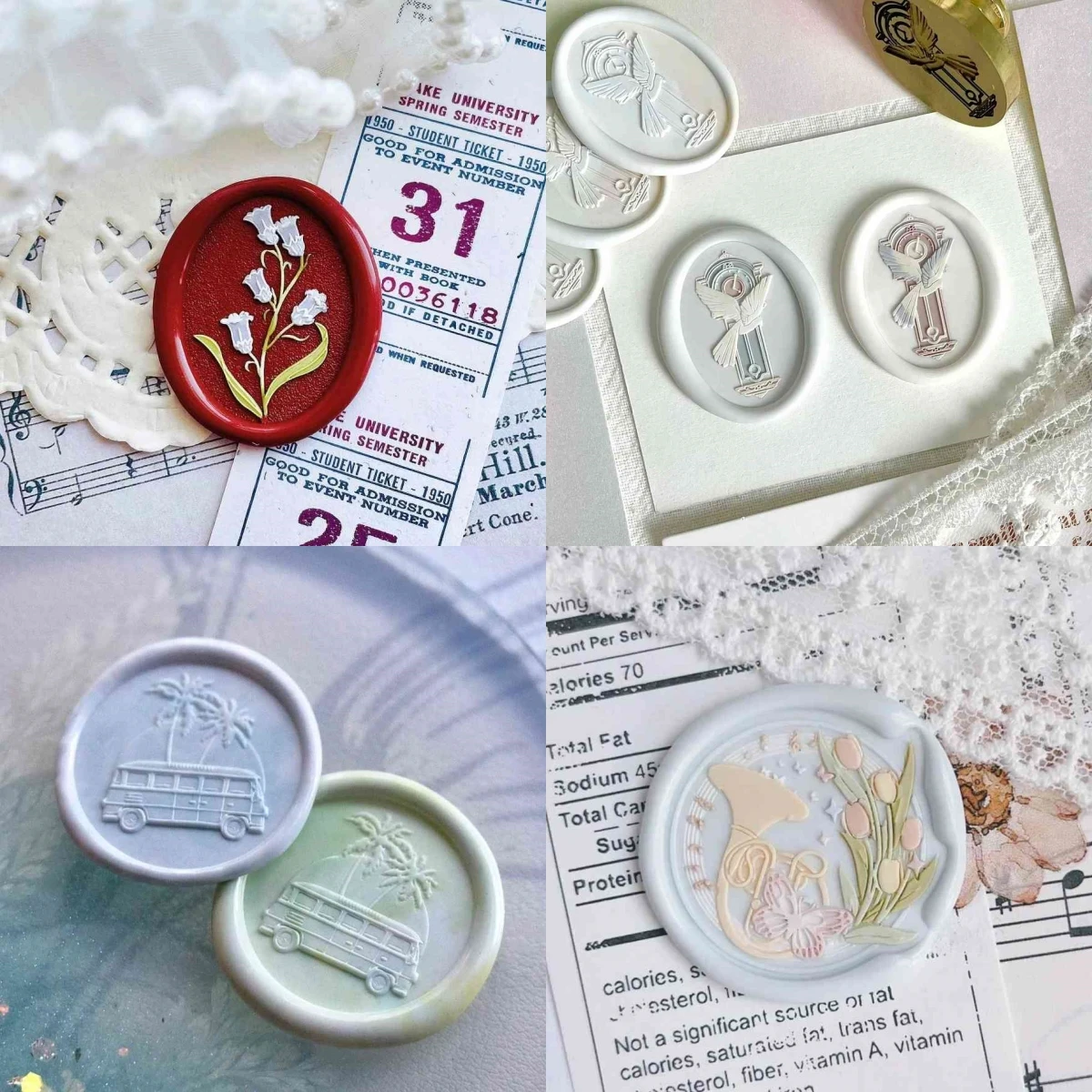 

Diy Toys Fire Seal Starfish Chestnut Perfume bottle Stamp Engraved Cute Stamp Head Special Copper Head Gift Invitation Envelope