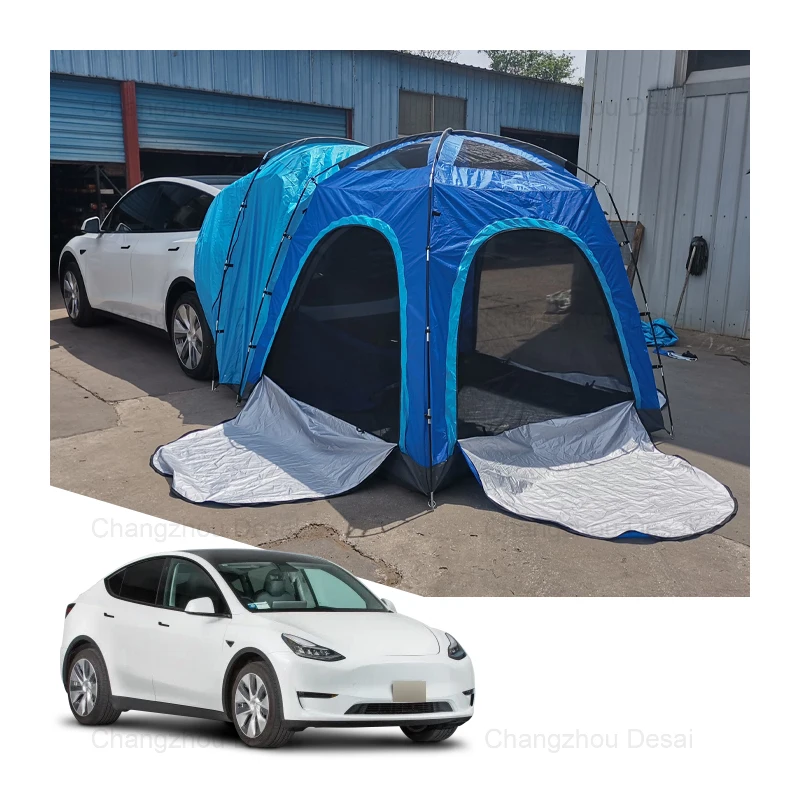 

Car exterior parts Outdoor Sunshade Camping Rainproof Trunk Tent Shade Awning Tailgate Tent for Tesla Model Y 2022