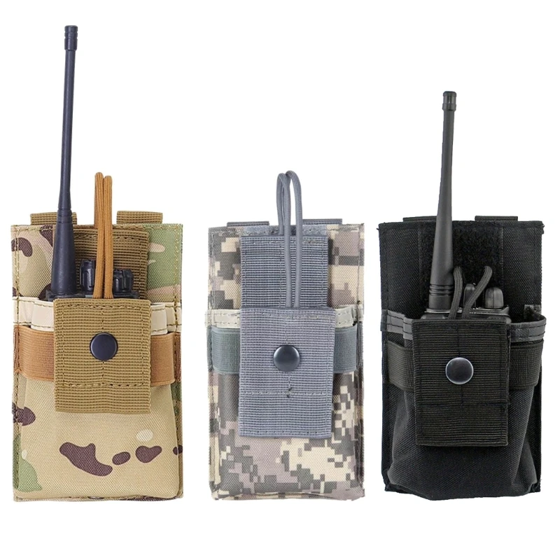 Adjustable Walkie Talkie Radio Holder, Intercom Nylon Bag Interphone