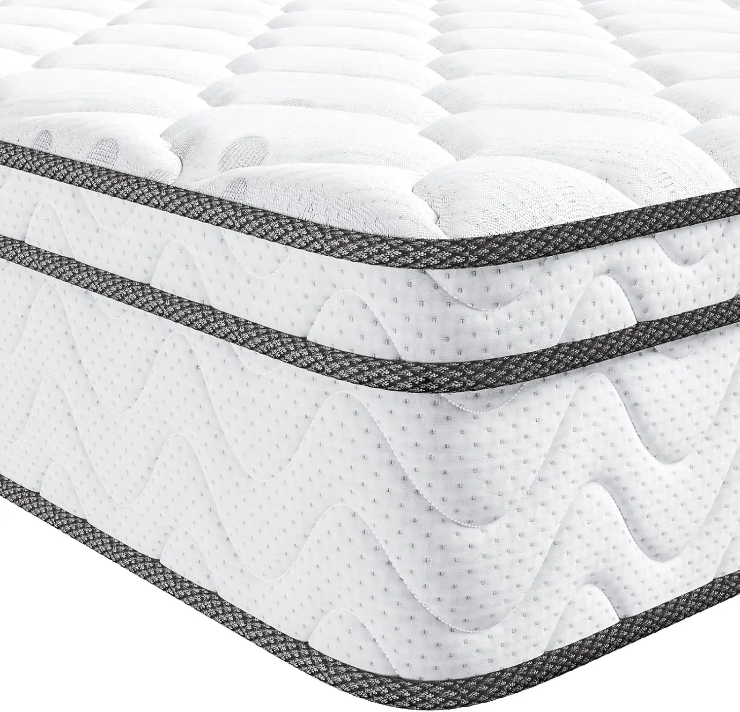 

Full Size Mattress, 12 Inch Hybrid Full Mattress in a Box, Double Mattress with Memory Foam and Pocket Spring,