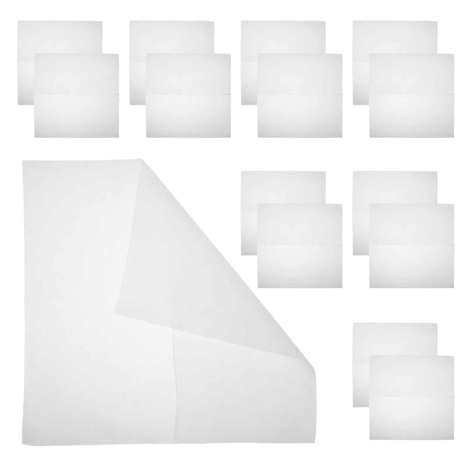 Disposable Fitting Room Face Covers 100 Pack Nonwoven Head Covers for Clothing Try On Makeup Protection Stores