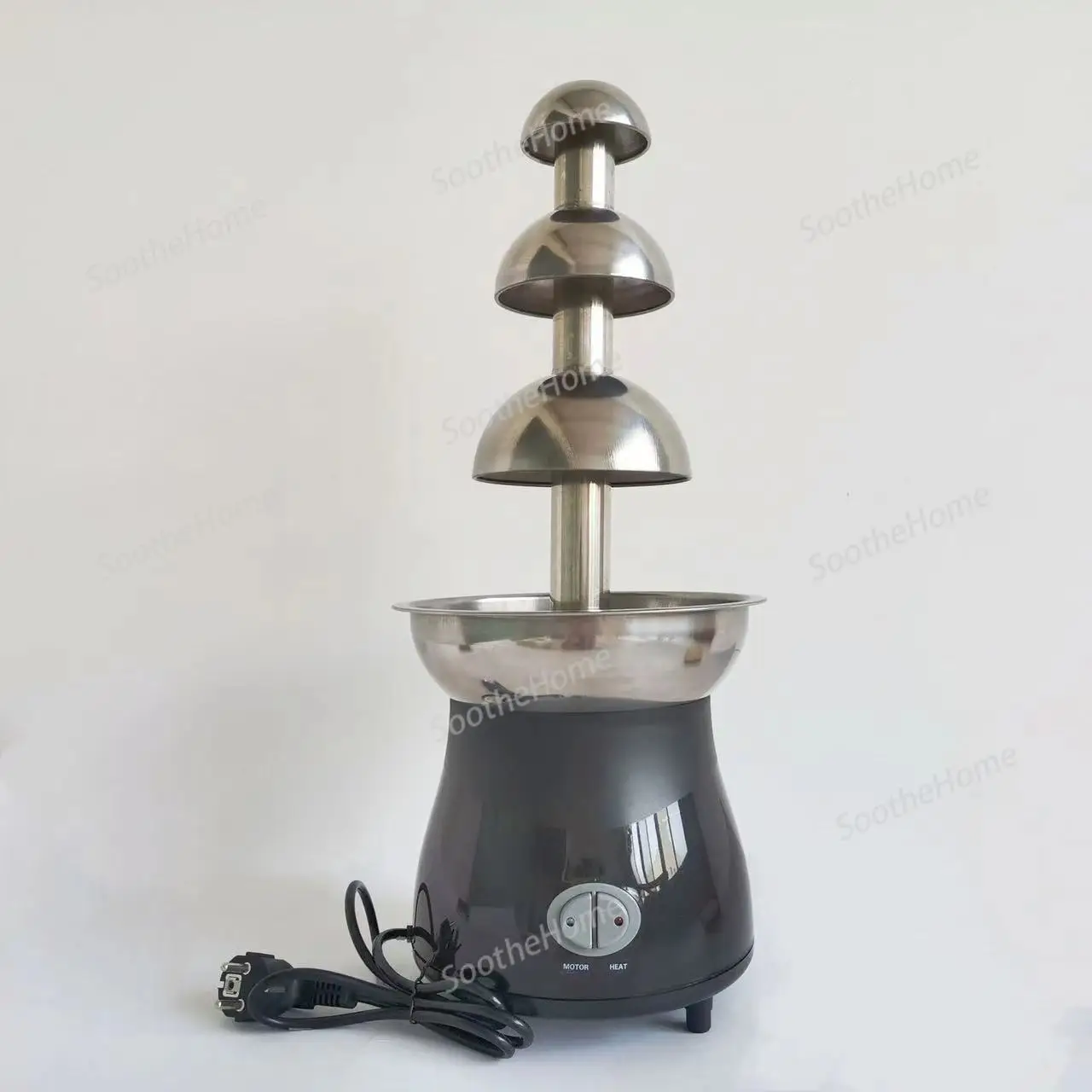 Chocolate Fountain Machine - Self-Service 4-Tier DIY Waterfall Hot Pot Melting Creative Tower chocolate waterfall