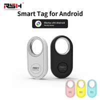 RSH GPS Tracker for Samsung Android Tracker Work with Google Find My Bluetooth Locator Finder Bag Key Global Anti-lost Smart Tag