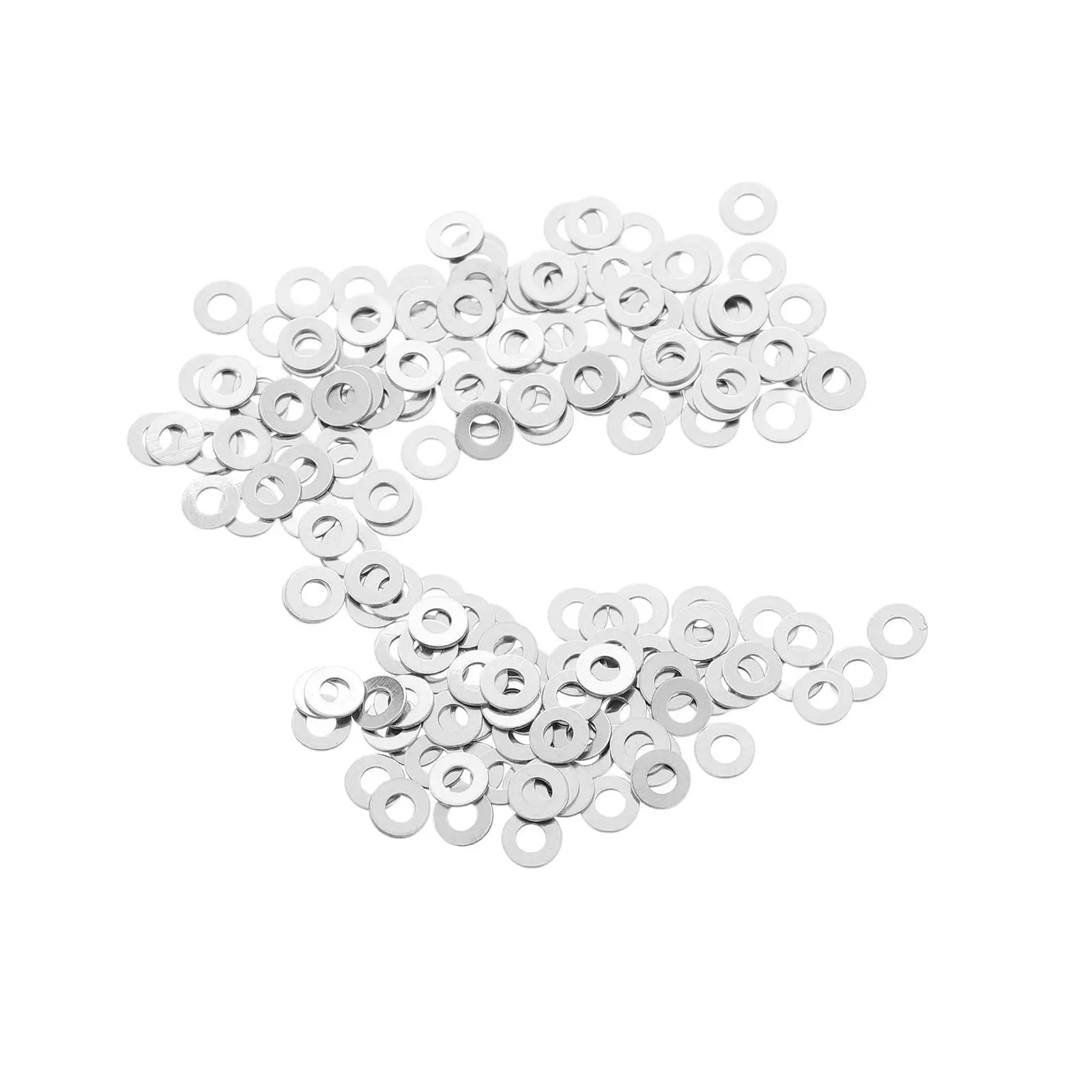 

200 Pcs Metal Flat Washers Glasses Tightener Round Accessories Eyeglass Hinge Tighteners