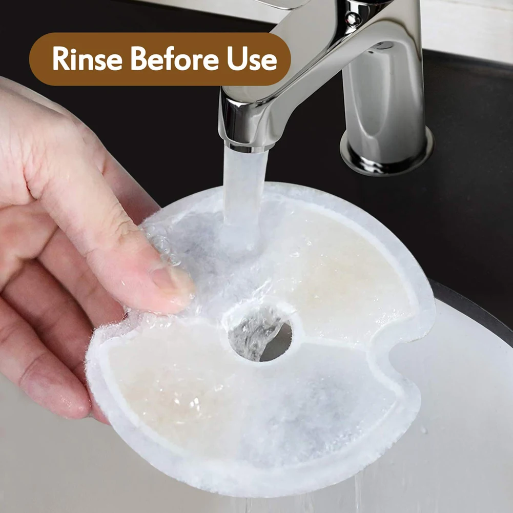 فلتر نافورة الماء للقطط ترشيح متعدد 4/8/16 عبوة 84 أونصة/2.5 لتر استبدال نافورة الحيوانات الأليفة مرشحات الكربون المنشط القطنية