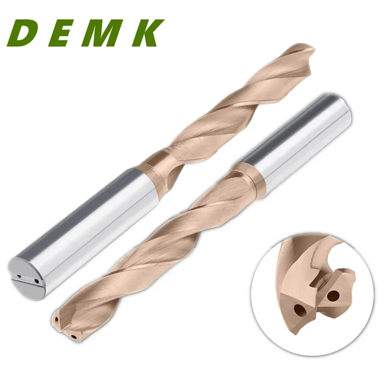 Carbide Bits d1-D16 Shank diameter D4 D6 D8 D10 D12 D14 D16 Internal cooling external cooling Coated drill CNC metal hole drill