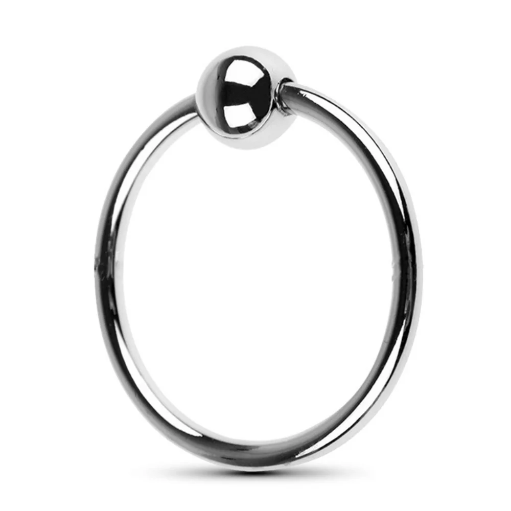 Metal Glans Penis Ring Urethral Catheter Chastity Cage Cock Ring Penis Delay Ring Cock Ring Sexy Chastity Sex Toys for Couples