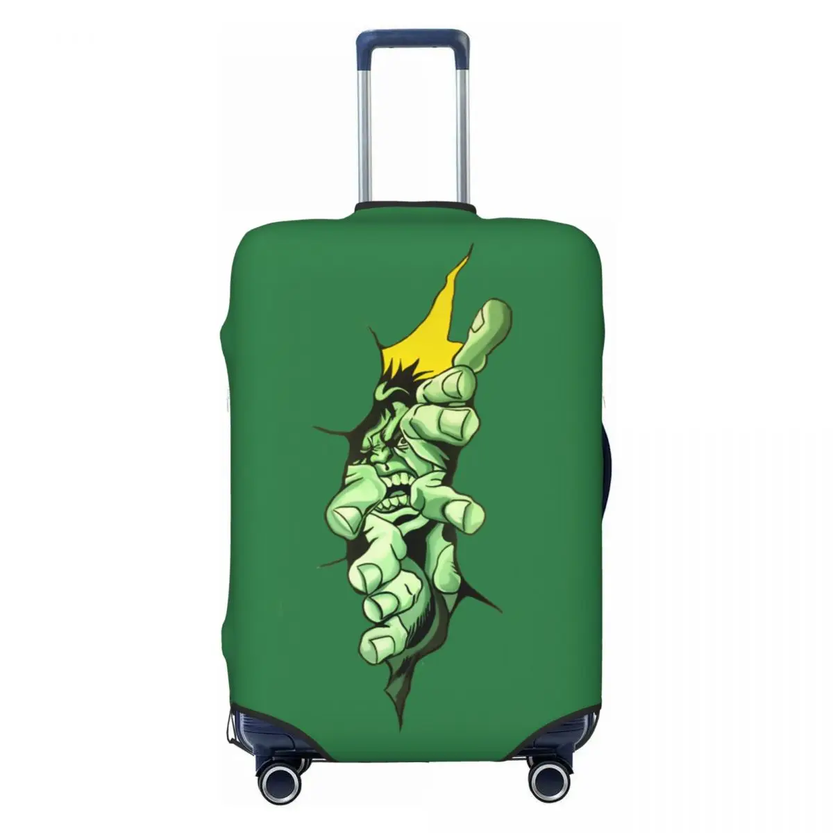 

Изготовленный на заказ чехол для чемодана американского супергероя Халка, моющиеся чехлы для багажа, протектор для 18-32 дюймов