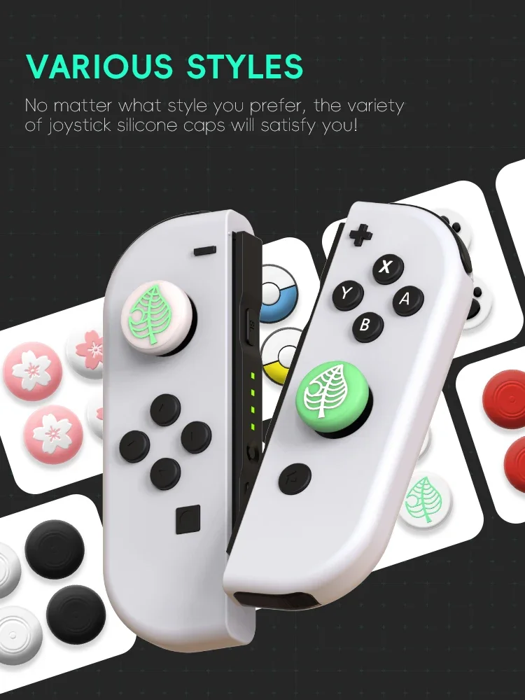 For Nintendo Switch Oled Accessories for Joycon Switch Cap Joycorn Stick Cover Joystick for Nintendo Switch Thumbskin