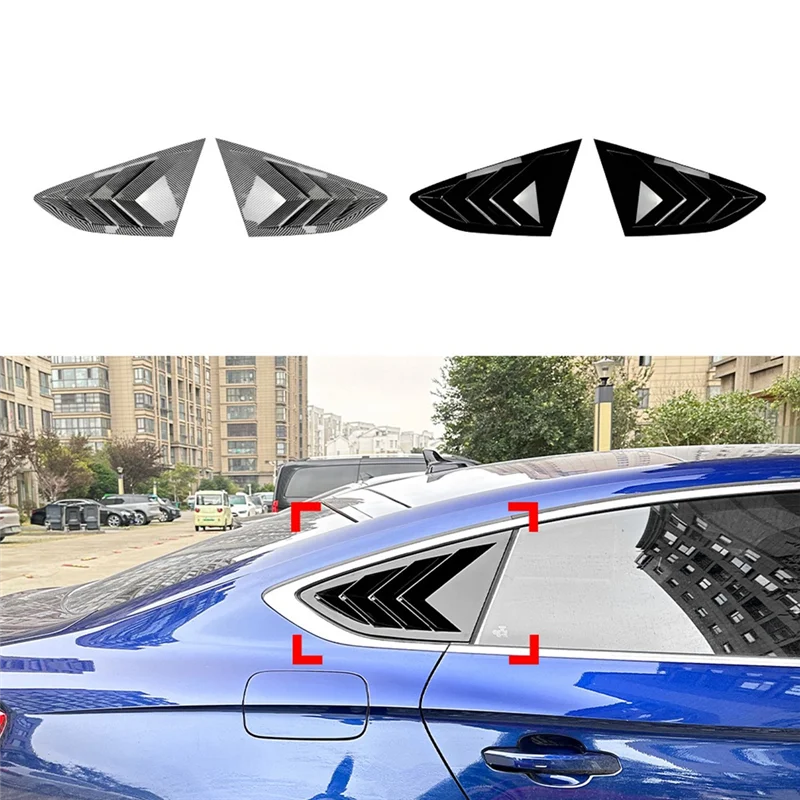 Nueva ventana Triangular trasera  coche persianas persianas cubierta embellecedora para A5 S5 F5 Sportback 4 puertas 2017-2024 n