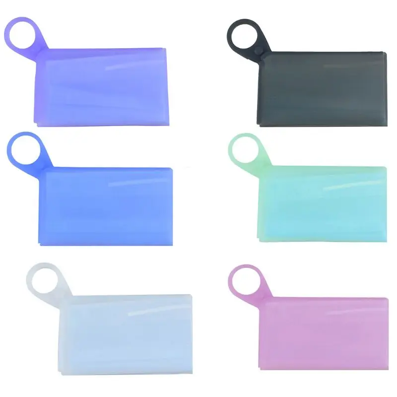 Silicone Disposable Dust Mask Storage for Case Temporary Face Masks Mouth Face Masks Foldable Dropship