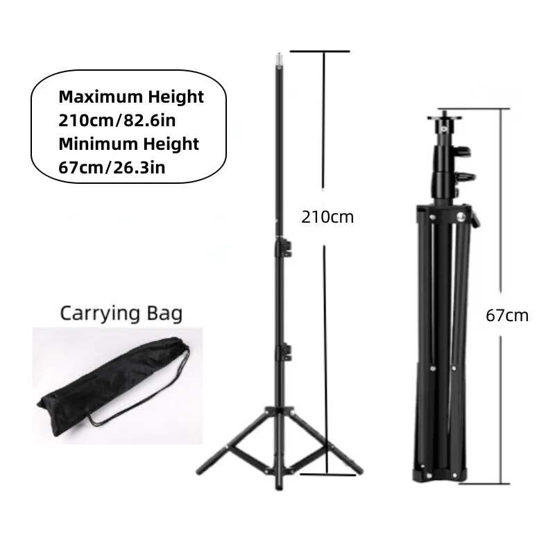 RP01-B Zware Metaallegering Lichtstatief 160 cm Statief voor Fotostudio Softbox Video Flash Reflector Verlichting Achtergrondstandaard