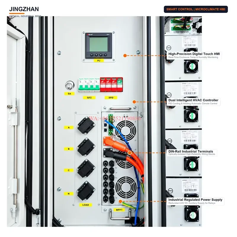 WMWMNU for Industrial Commercial Energy Storage System Air Cooled Outdoor Cabinet for Solar Farm Grid Support and Utility Use