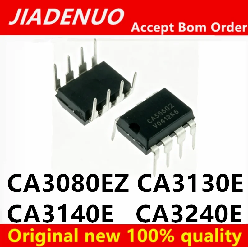 2-5/PCS New CA3080EZ  CA3080E CA3130E CA3130EZ CA3140E CA3140EZ CA3240E CA3240EZ DIP8 Operational amplifier chip In Stock