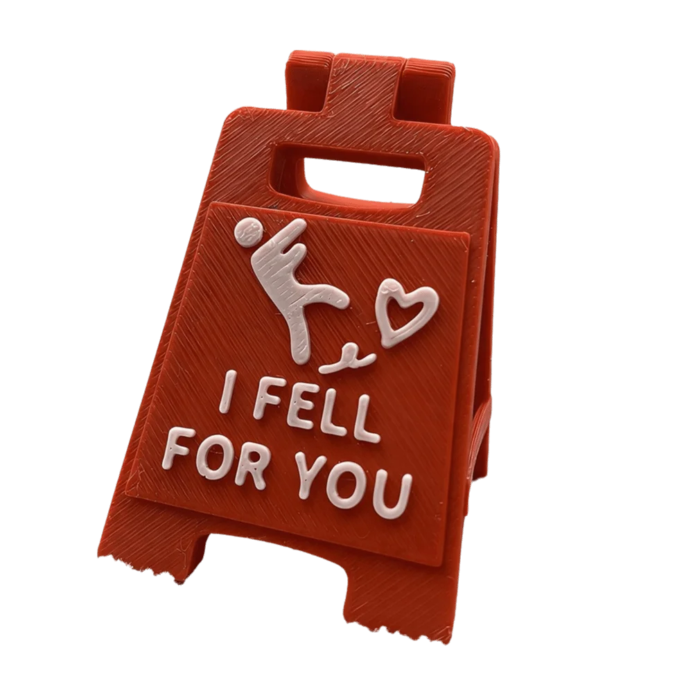 

Mini Size Falling In Love Signboard Desktop Ornament Interesting Design Romantic Sign Love Token Love Letter Valentine's Day
