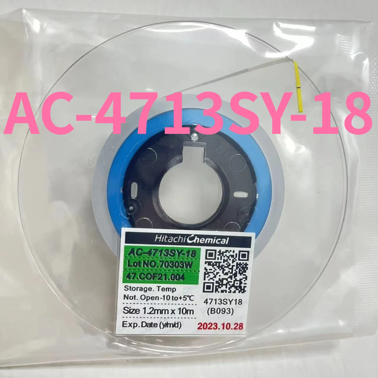 New Date Original ACF Conductive Adhesive AC-4713SY-18 1.2mm Repair LCD TV Glass End Tape