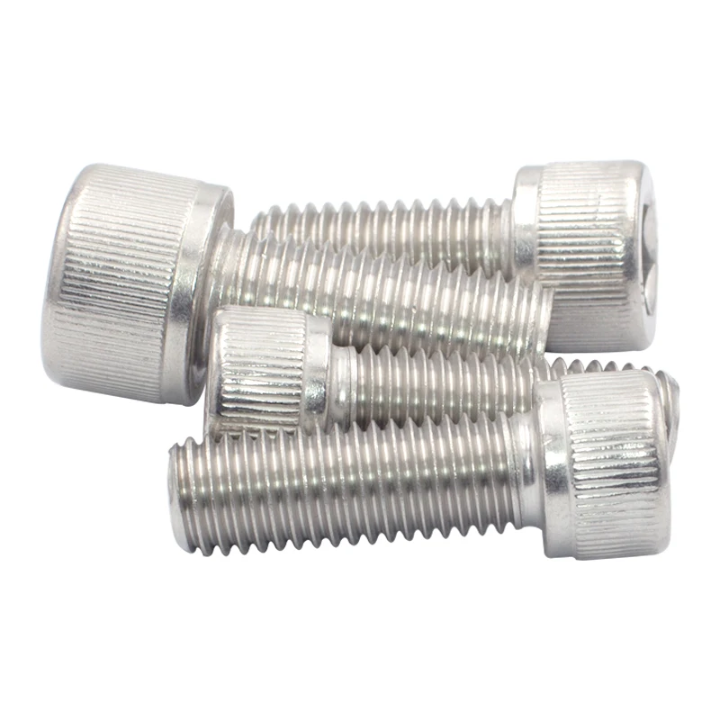 Hexagon Hex Socket Cap Head Screw M3 M4 Stainless Steel Material Machine Screws Din 912 Grade Allen Bolt  Full Thread