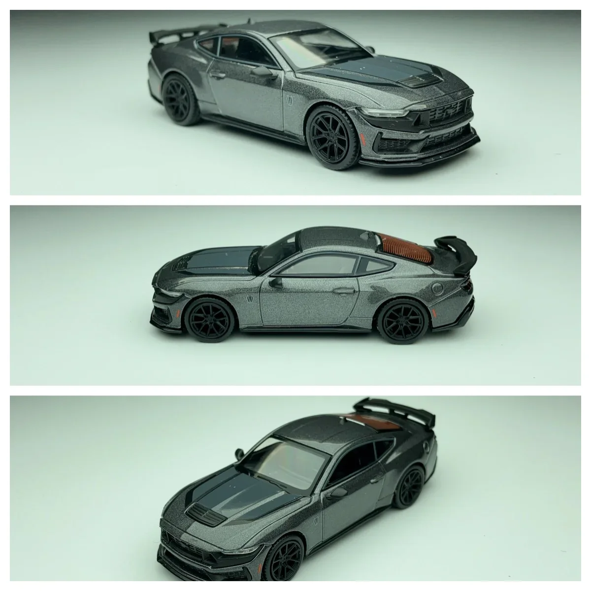 Minigt 957 1/64 Dark HorseCarbonized Gray Diecast Model car Limited Alloy