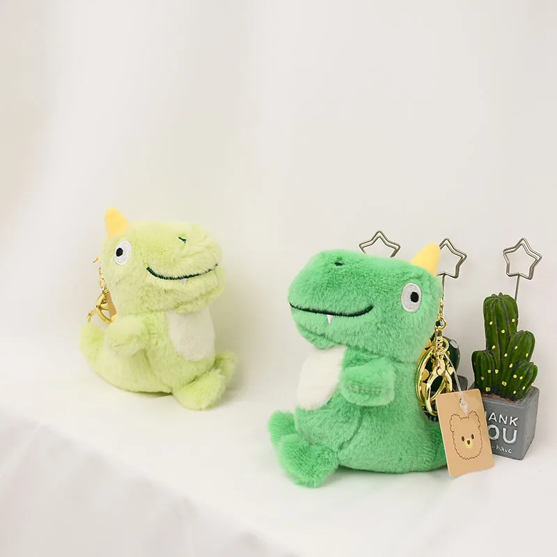 Porte-clés en peluche Vorannosaure Rex pour enfants, pendentif dinosaure, accessoires de sac, cadeaux créatifs, nouveau dessin animé, mignon, super mignon