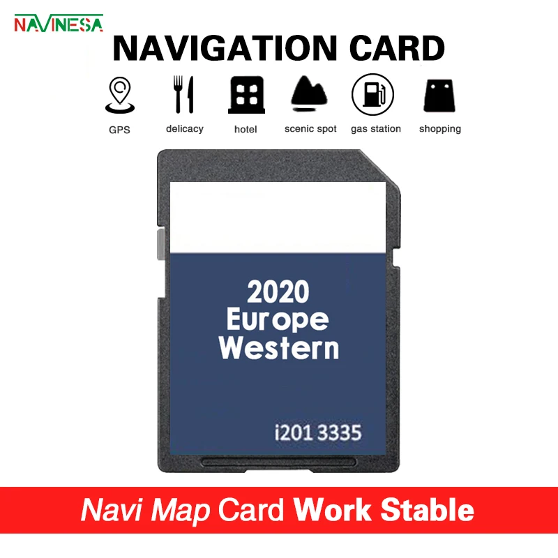 Cover Germany Netherlands RNS310 V12 West Europe FX Navi SD Card Version 2020 8GB Navigation Maps Update Data Car Accessories