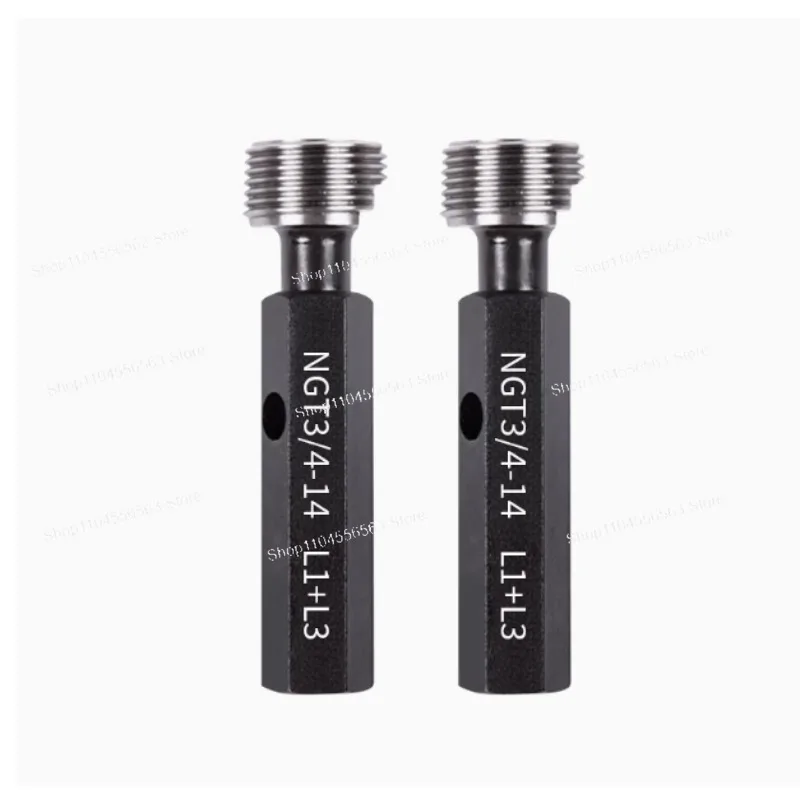 New Style NGT 3/4-14 Steel Cylinder Taper Thread Ring Gauge and Plug Gauge