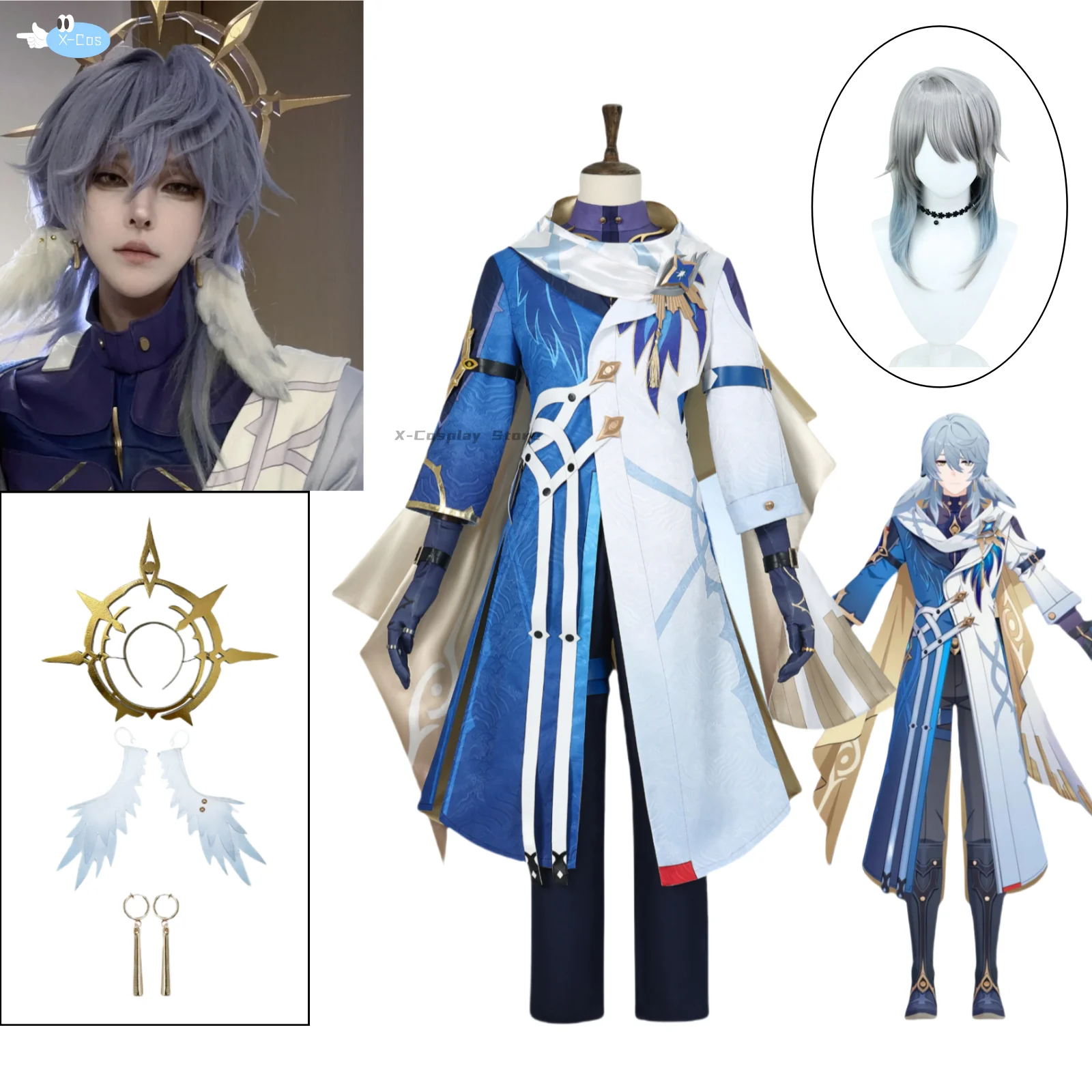 Sunday Косплей Игра Honkai Star Rail Sunday Косплей Костюм Аниме Карнавал Comic Con Анимационный Опора