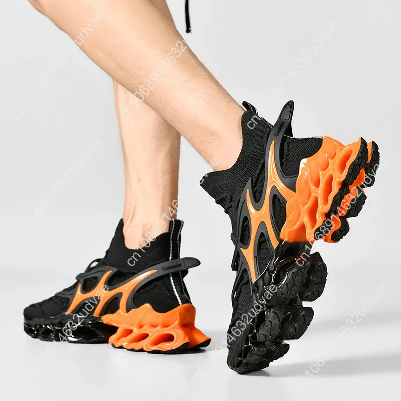 الرجال أحذية رياضية الذكور أحذية رجالي عادية Tenis أحذية فاخرة المدرب سباق تنفس حذاء أحذية بدون كعب أنيقة احذية الجري للرجال #5