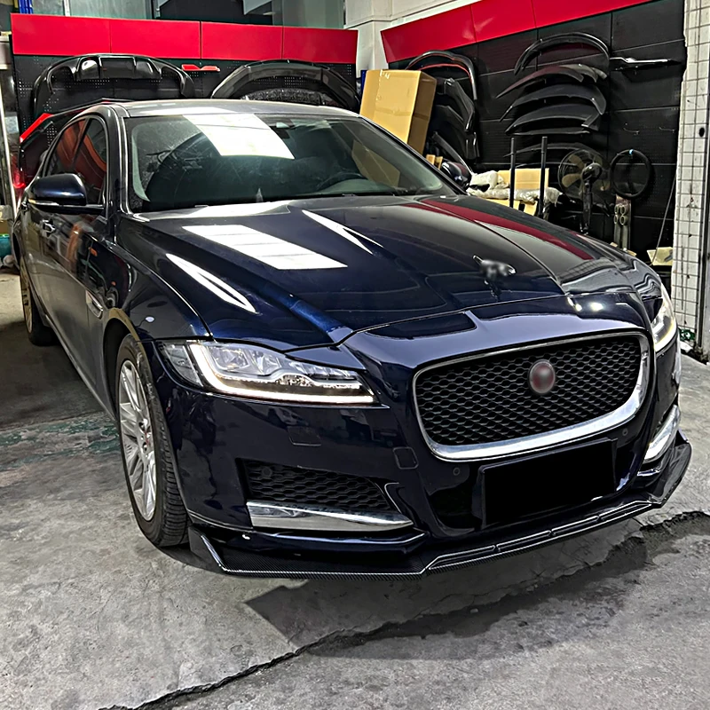 

For Jaguar Xf 2016 2017 2018 2019 Car Styling Bumper Lip Lower Spoiler Air Deflector Exterior Anti-collision Protection