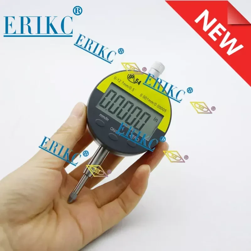 ERIKC 0.001mm Oil Proof Digital Micrometer 12.7mm/0.5 Electronic Micrometers Gauge Meter Dial Gauge With RS232 Data Out With Box