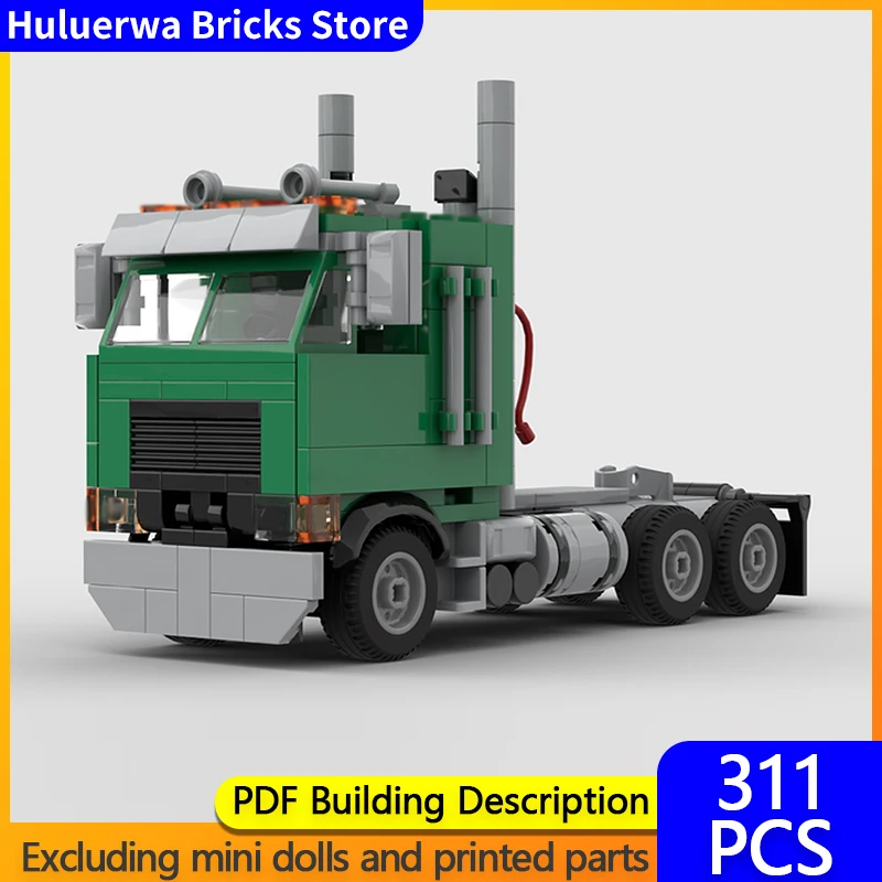 

Модель скоростного гоночного автомобиля MOC, строительные кирпичи, трактор с плоским лицом, модульная технология, детские праздничные подарки, сборка игрушек, костюм