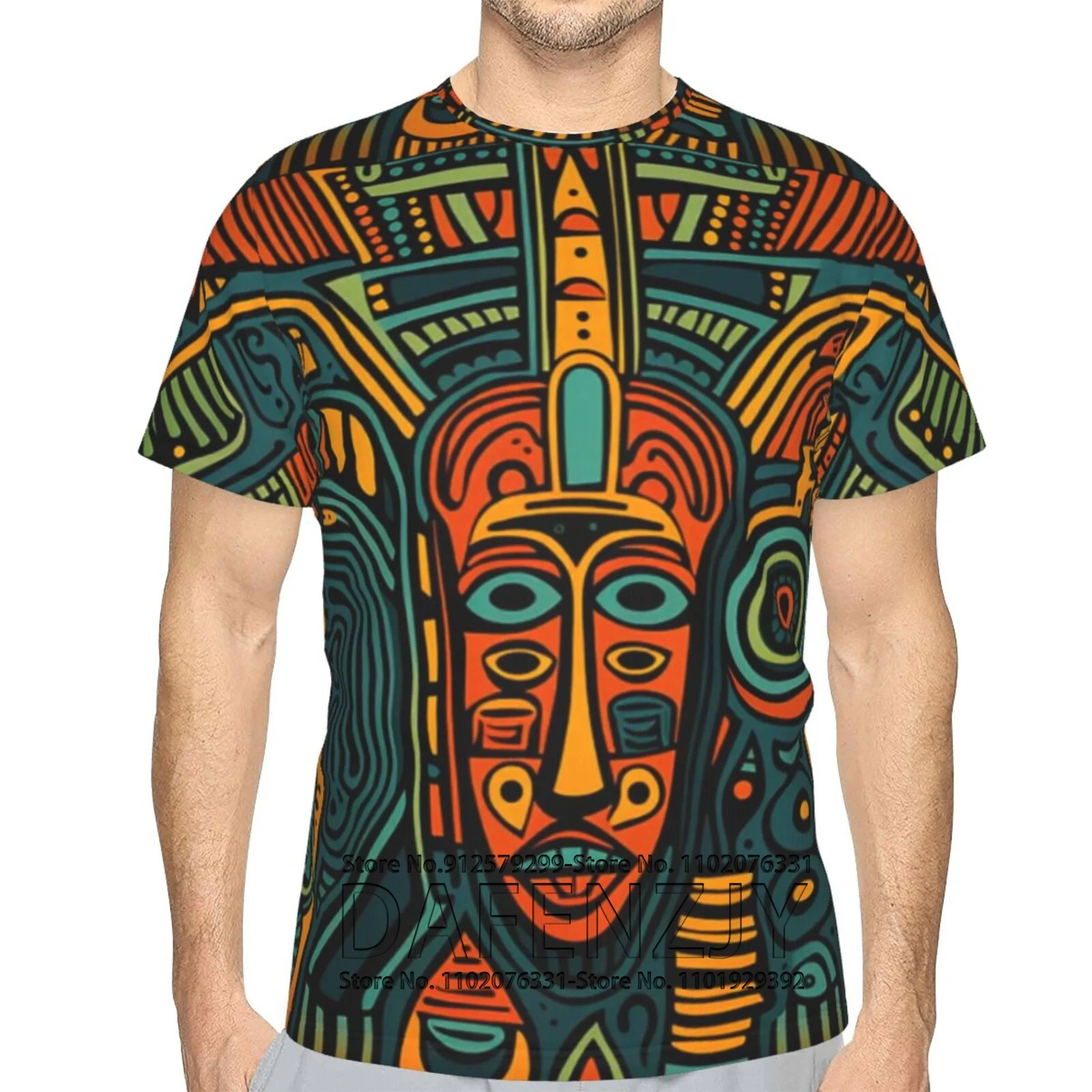 New T Shirt For Men Casual Short Sleeve Hip Hop Smiling Face Print Plus Size Tee Shirt Pullover Mens T-shirt Top