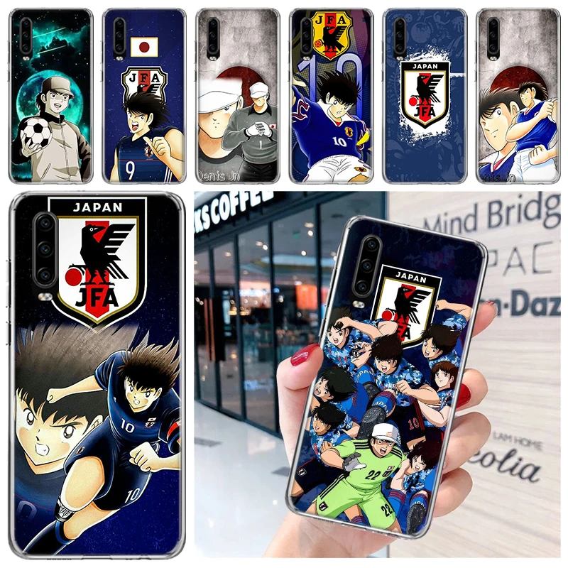 Captain Tsubasa Anime Soft Phone Case for Huawei P30 P40 P50 P20 P10 Lite Mate 20 10 Pro P Smart Z Y5 Y6 2019 Print Custom Cover