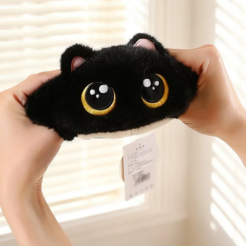 Three-Colored Cat Siamese Cat White Cat Black Cat Animals Plush Toys Adorable Birthday Hallowmas Gifts For Baby Gifts Decor