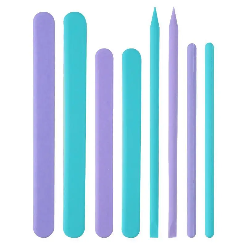 4pcs Silicone Epoxy Mixing Sticks Reusable Resin Stirrers Mixing Tools For Diy Liquid Paint Projects Durable And Easy To Clean