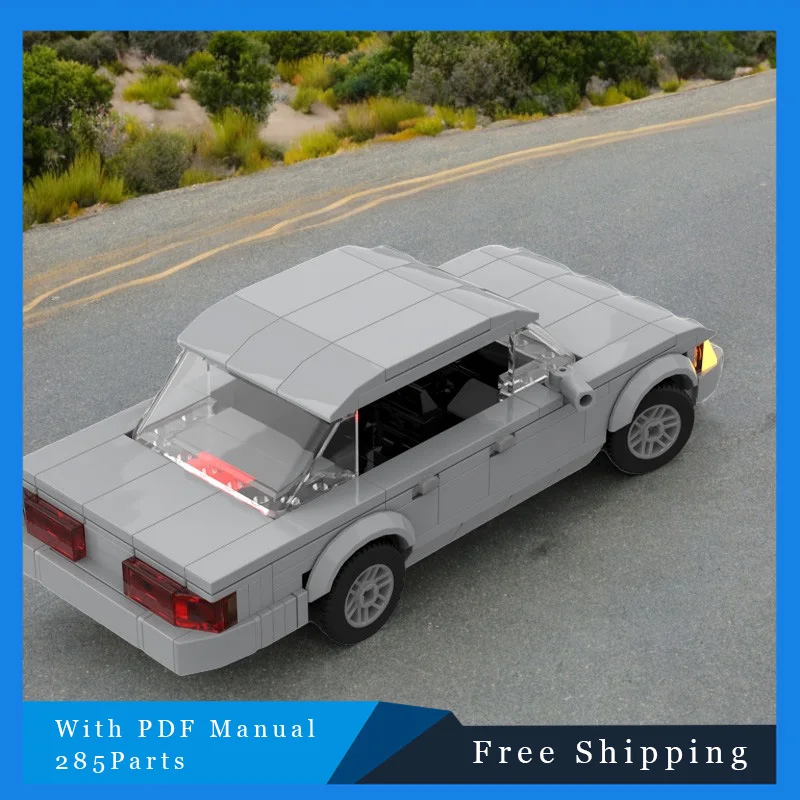 285 PCS Mainan Blok Bangunan Mobil Model Terlaris Warna Utama Abu-abu Puzzle Anak-anak DIY Perakitan Blok Bangunan Hadiah Natal untuk Anak Laki-laki