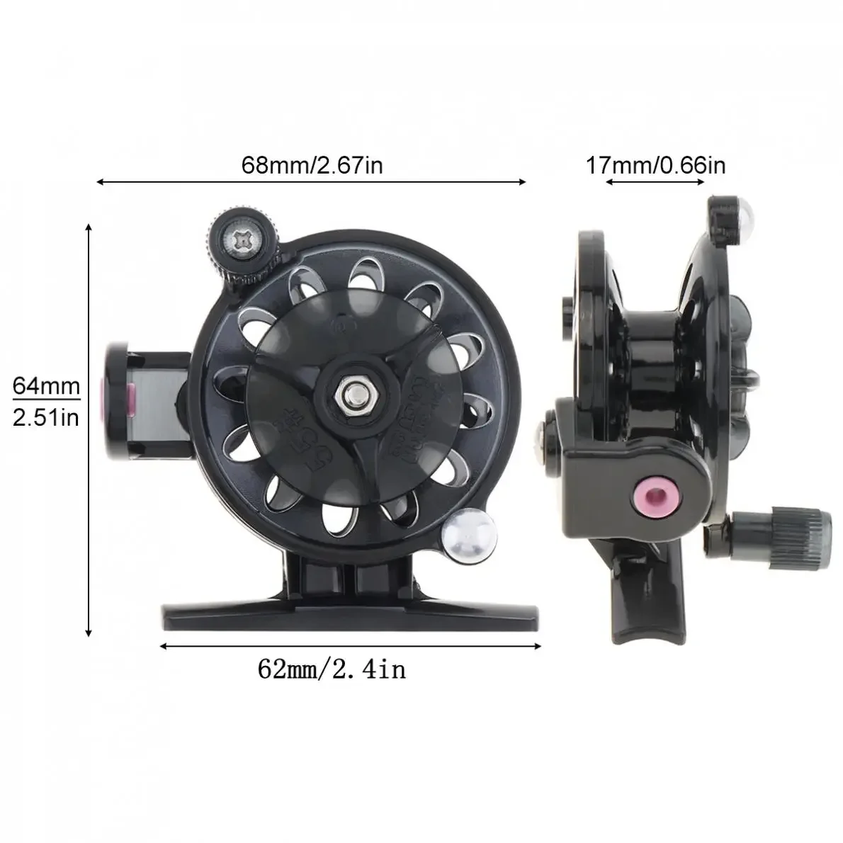 Fly Fishing Reels High-quality Fly Fish Reel with 2BB Ball Bearing  Fishing Carp Spool Pesca Fishing Tackle Gear Soloking acura