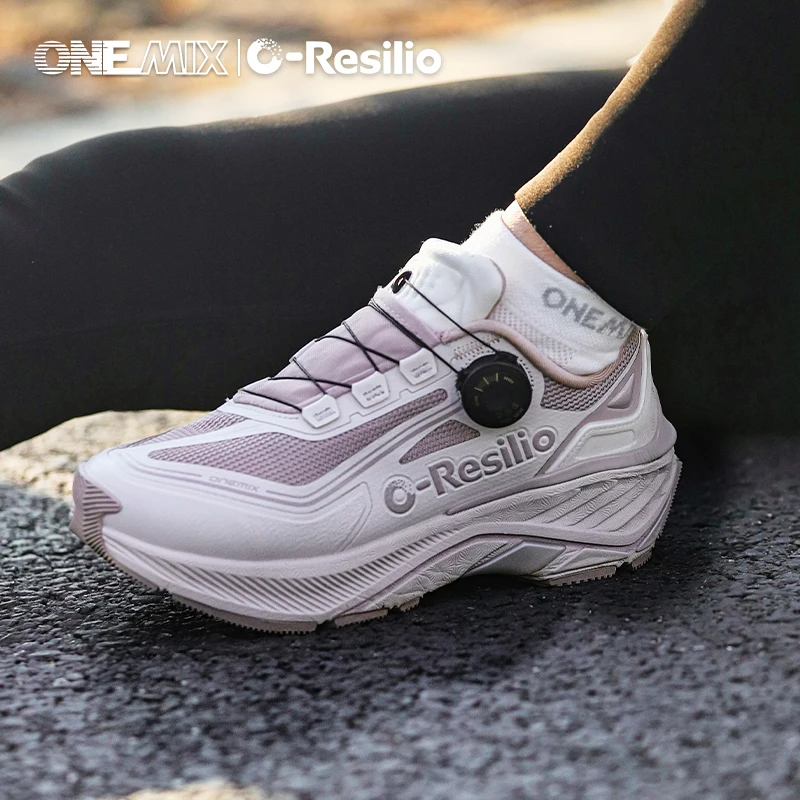 ONEMIX 2024 Autumn Winter Waterproof Casual Sports Shoes Men Outdoor Walking Shoes Light Wear Non-Slip Daddy Shoes Women