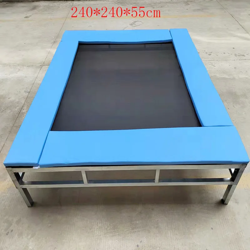 Square Trampoline Jumping Mat with Frame for Sale Source Manufacturer