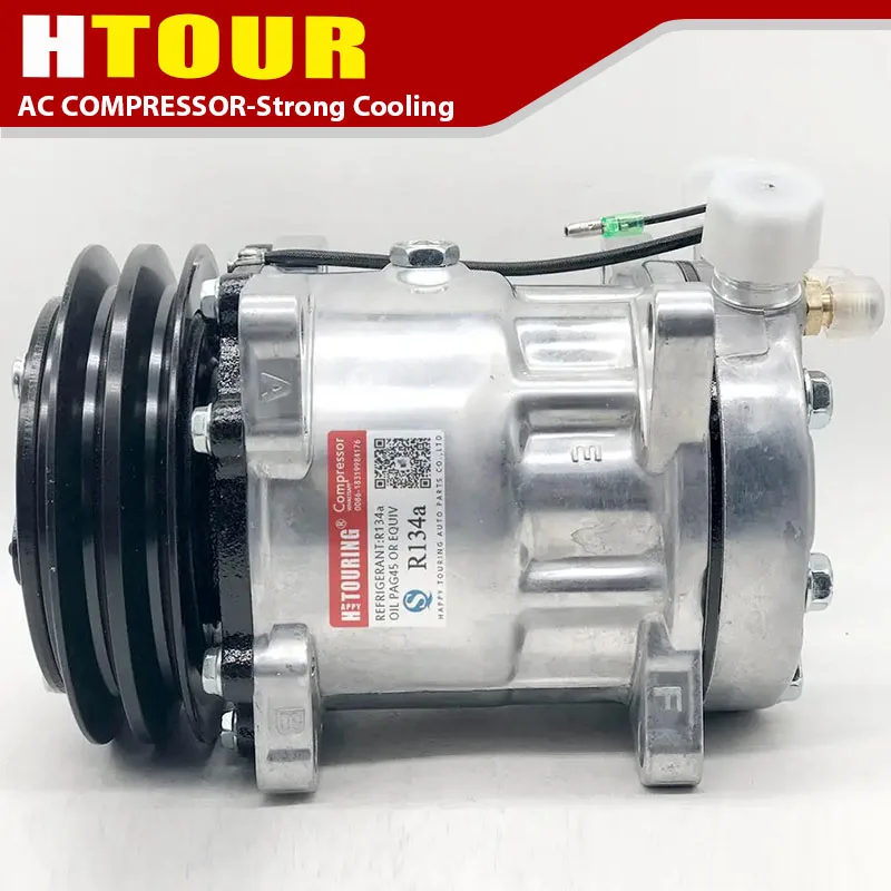 SD7H15  AC Compressor for Volvo Wheel Loader Excavator 14649606 VOE11412632 14518640 15082742 11104419 11412632 14506862