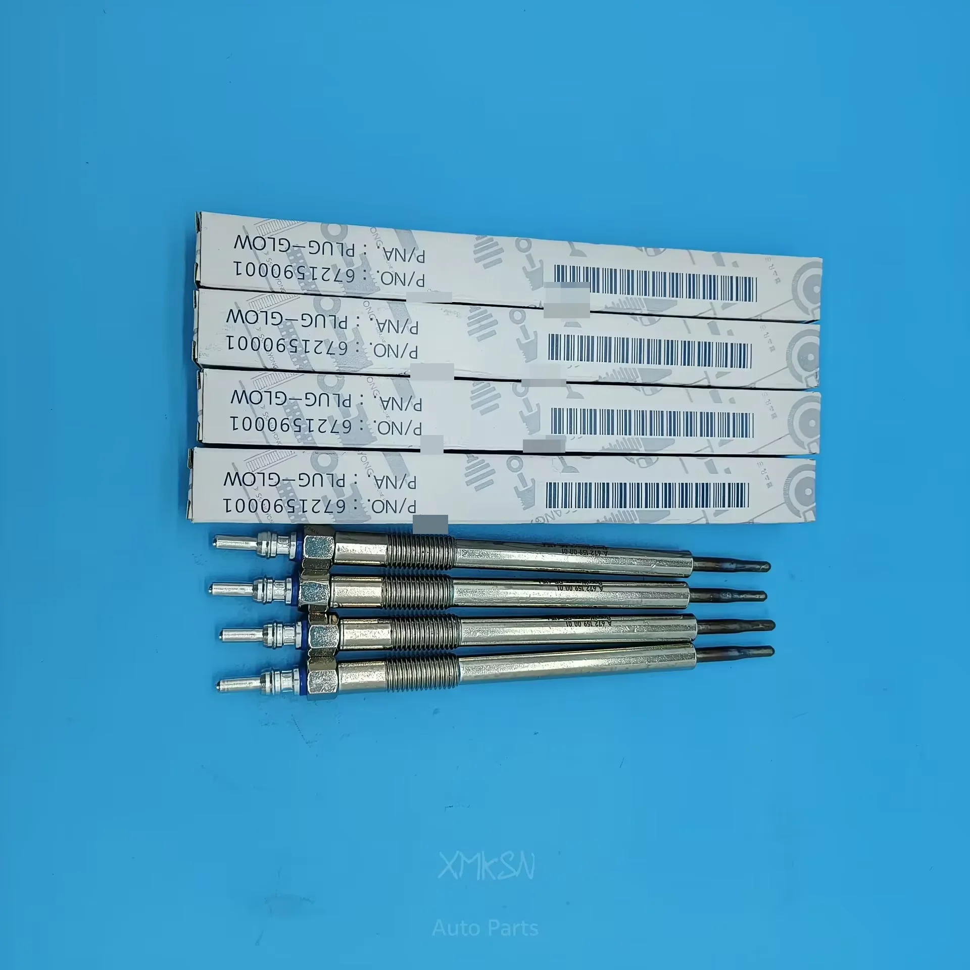 4PCS Glow plug for Ssangyong Musso Rexton Rodius Actyon Korando 6721590001