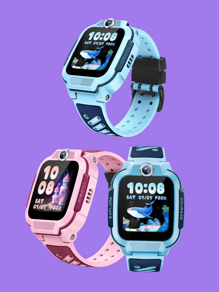 imoo Z3 horloge voor kinderen, slimme kinderhorloge met GPS-tracker, kindertelefoonhorloges, videogesprek, schoolmodus, SOS, IP68 waterdicht - afbeelding 2