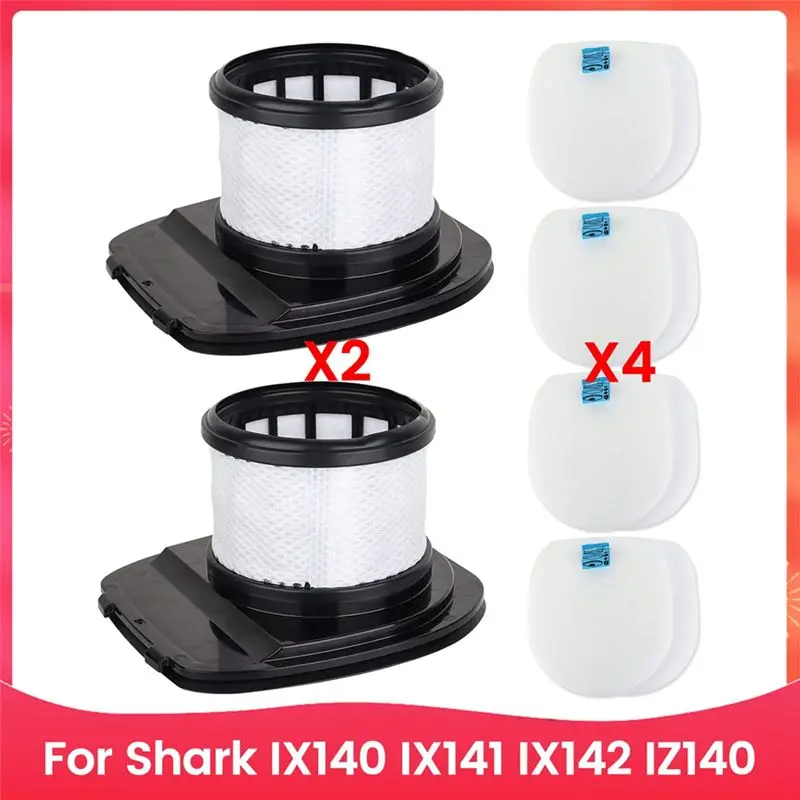 

Комплект фильтров для пылесоса ABSJ-6PCS для Shark IX140 IX141 IX142 IZ140, аксессуары для пылесоса, запасные части