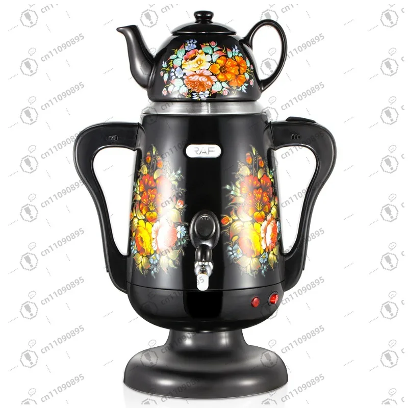 

European standard household double-layer stainless steel kettle Turkish child and mother pot Large capacity long mouth switch
