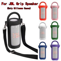 IVBX Newest Silicone Protective Cover Case for JBL Grip Light Music Neon Can Bluetooth Speaker Travel Anti-slip Portable Bag