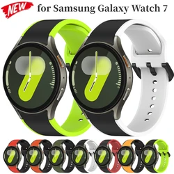 No Gap Silicone Strap for Samsung Galaxy Watch 6-4 Classic 43mm 47mm 42mm 46mm Bracelet Watch 4/5/6/7/5 Pro 40mm 44mm 45mm