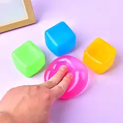 Stress Cube Squish Balls Slow Rising Stretchy Fidget Ice Cube for Anxiety Stress Relief Fidget Toy Mini Squishi Mochi Ice Block