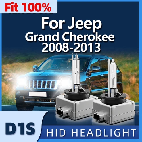 Imagen 1 del producto Bombillas de xenón para faros delanteros de coche Jeep Grand Cherokee, bombillas HID de 12V, reemplazo de luces de xenón D1S de 2 piezas, 35W, 2008, 2009, 2010, 2011, 2012, 2013