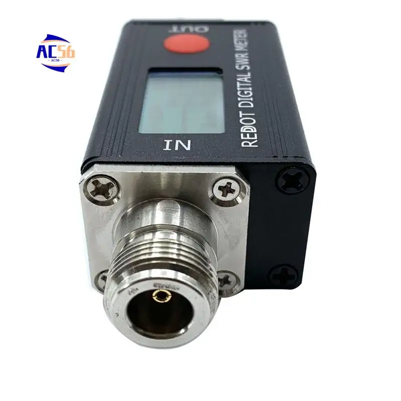 

AC56-RD106P Digital SWR Meter SWR Power Meter 120W FMB VHF UHF80-999Mhz Standing Wave Ratio Support DMR Walkie Talkie