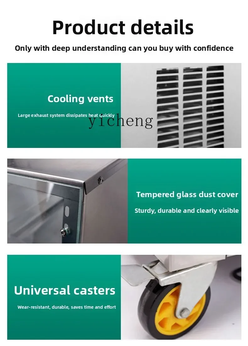 TQH Meng Shi آلة الزبادي المقلي التجارية سميكة قطع الحليب مكعب المكونات في آلة صنع الثلج المقلي التايلاندية الآيس كريم لفة